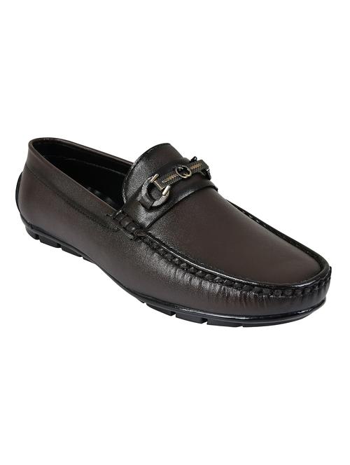 men brown slip on loafer - 21290308 -  Standard Image - 0