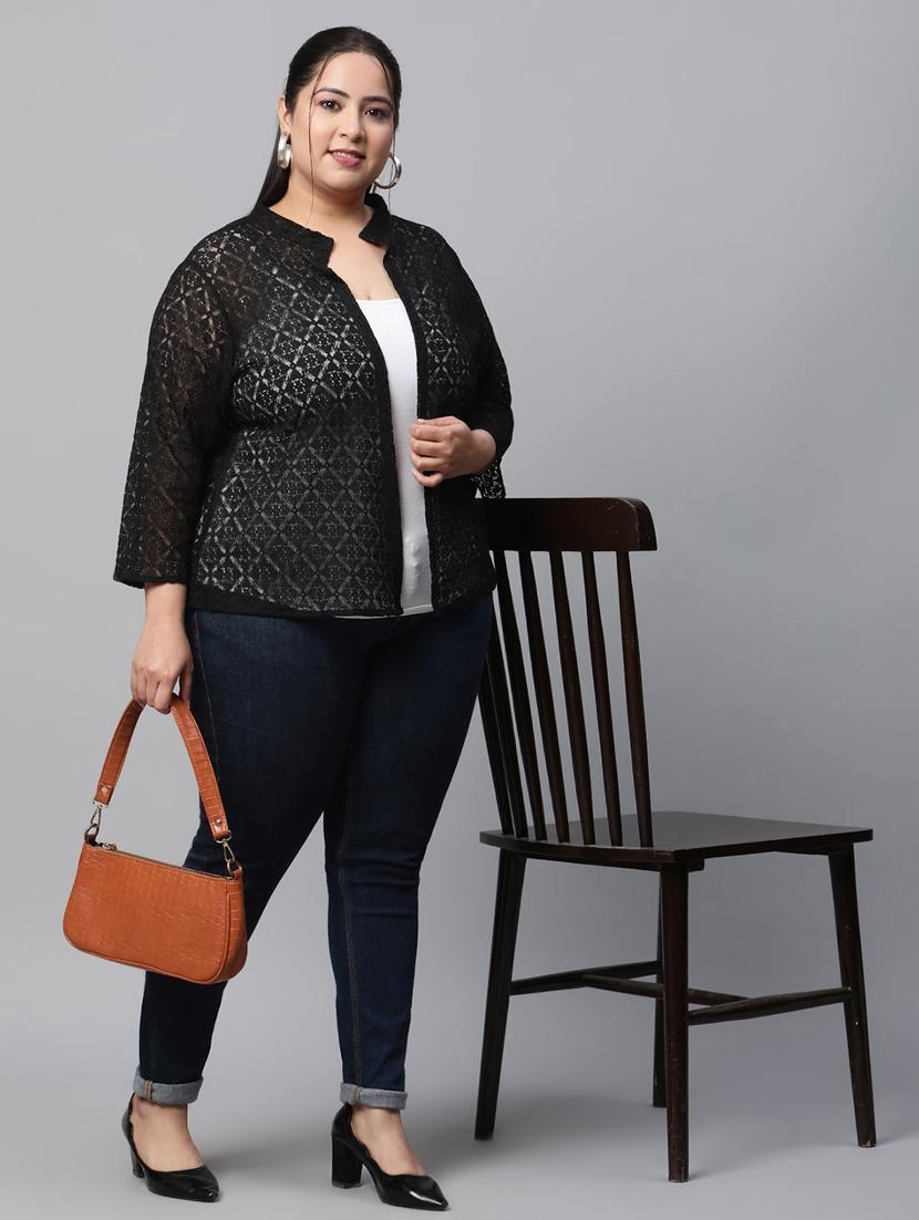women self-designed regular shrug - 21290696 - Standard Image - 4