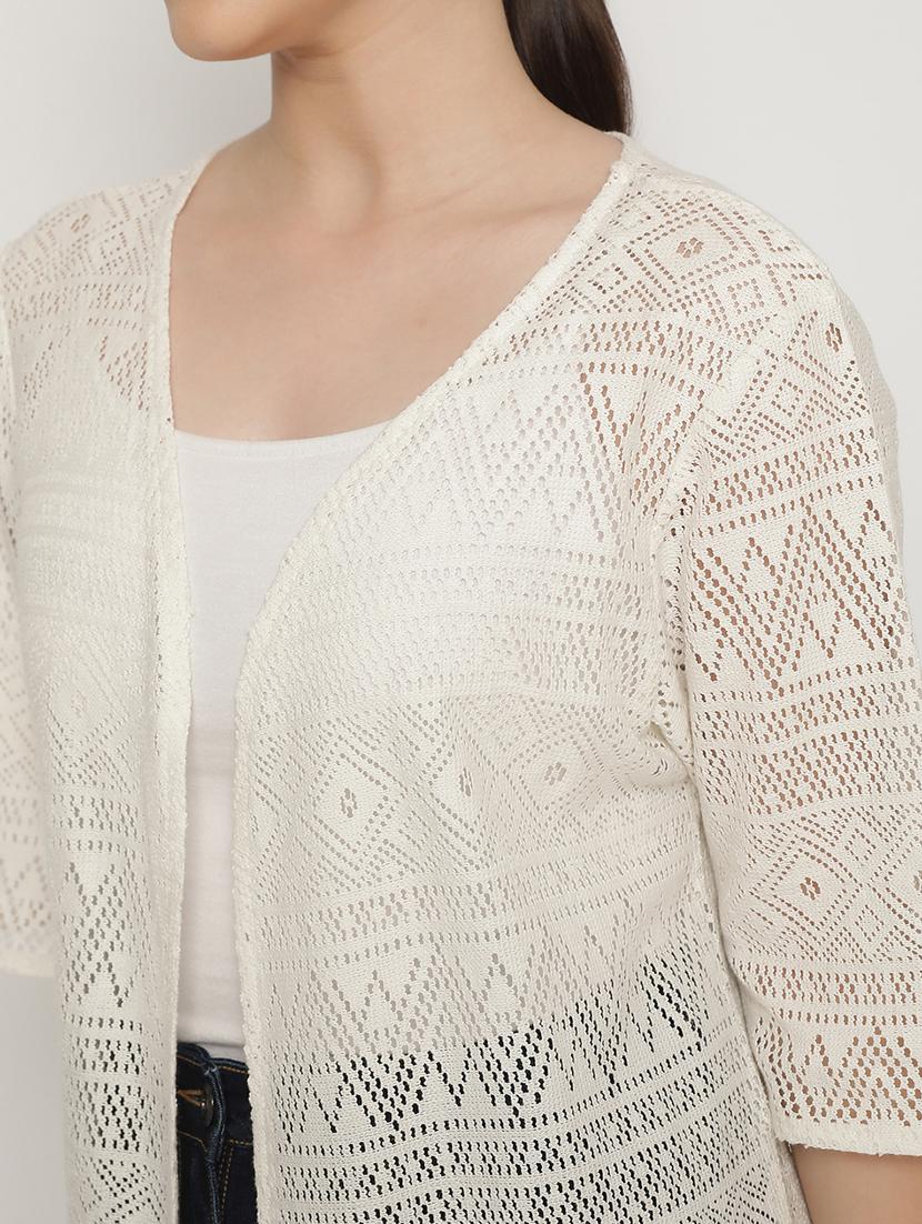 women self-designed regular shrug - 21290715 - Standard Image - 4
