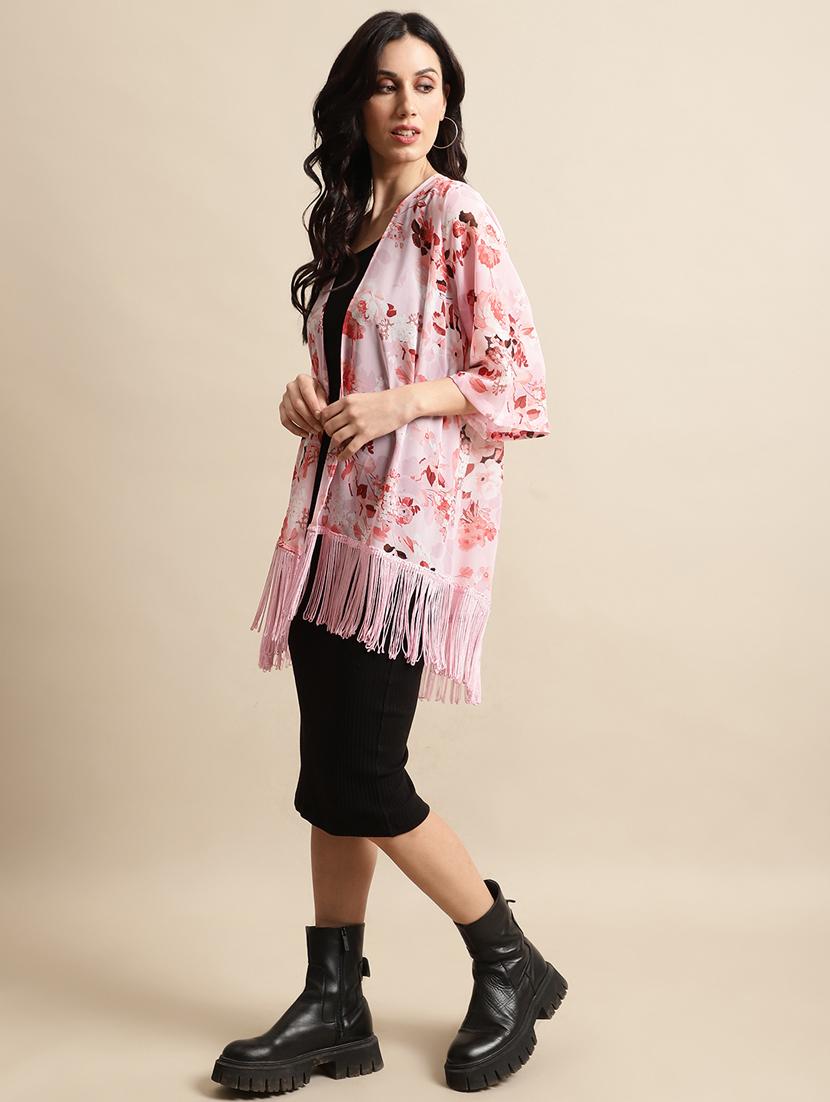 women floral printed regular shrug - 21290716 - Standard Image - 1
