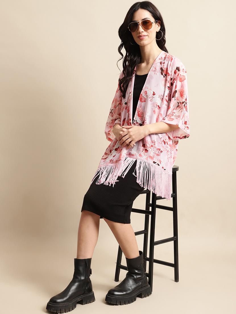 women floral printed regular shrug - 21290716 - Standard Image - 4