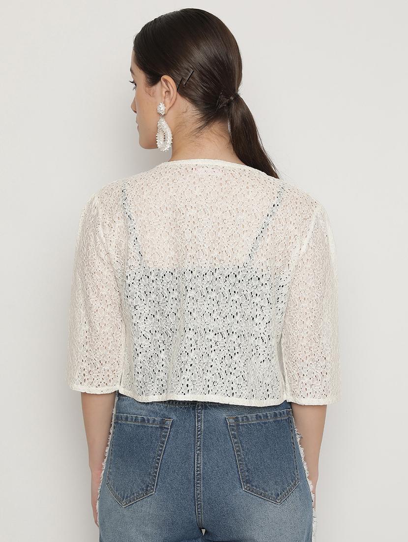 women self-designed regular shrug - 21290720 - Standard Image - 1