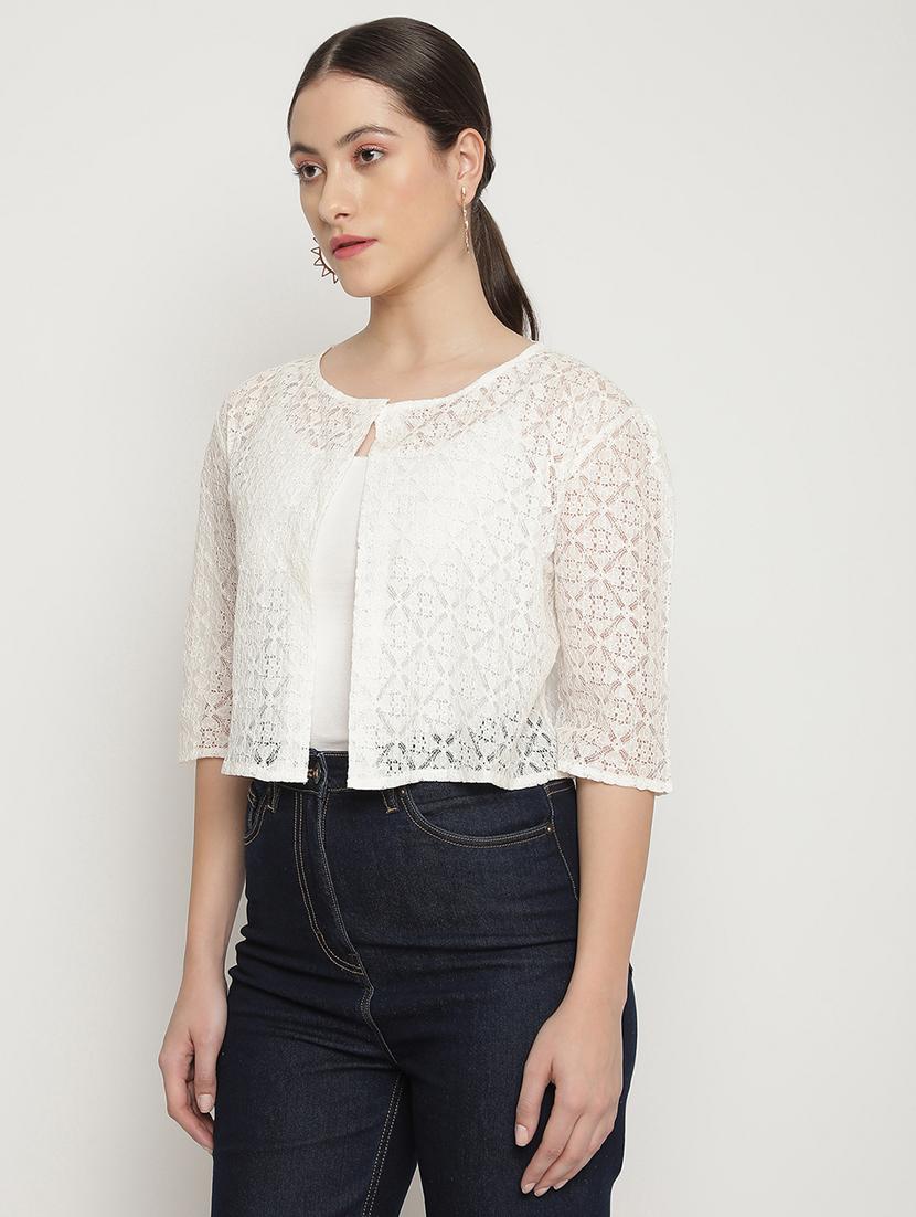 women self-designed regular shrug - 21290721 - Standard Image - 1