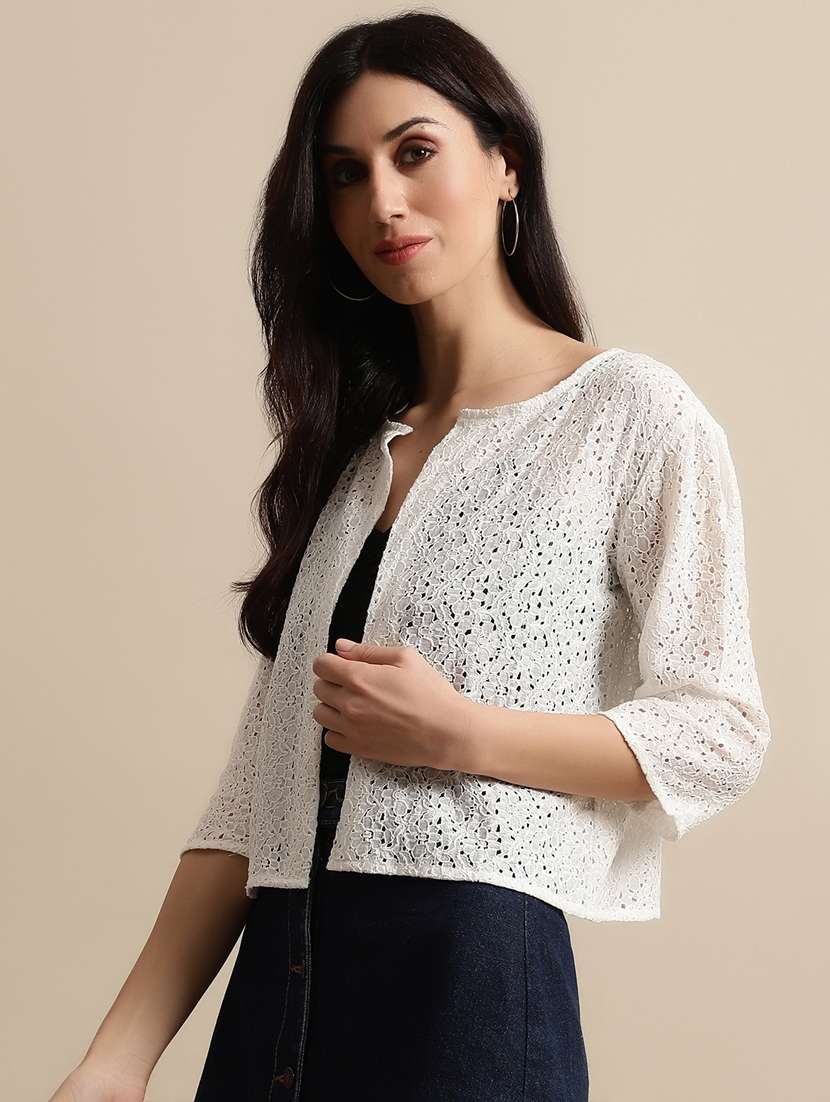 women self-designed regular shrug - 21290723 - Standard Image - 1