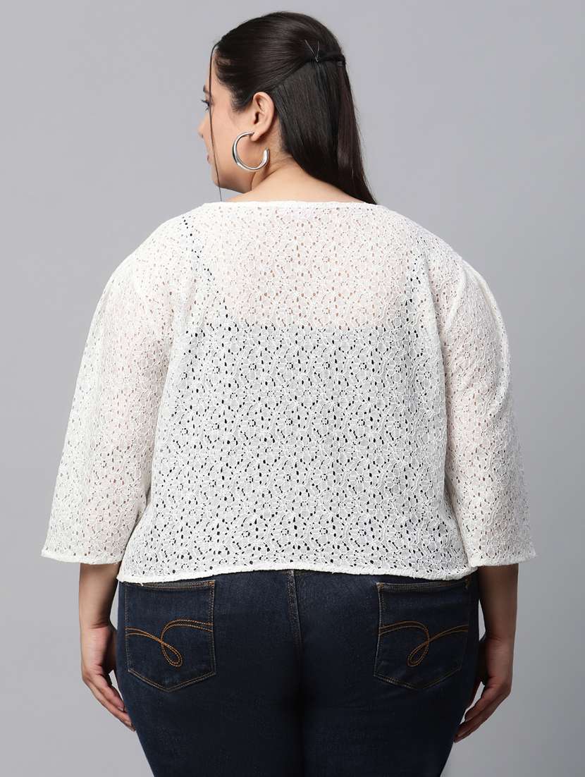 women self-designed regular shrug - 21290724 - Standard Image - 4
