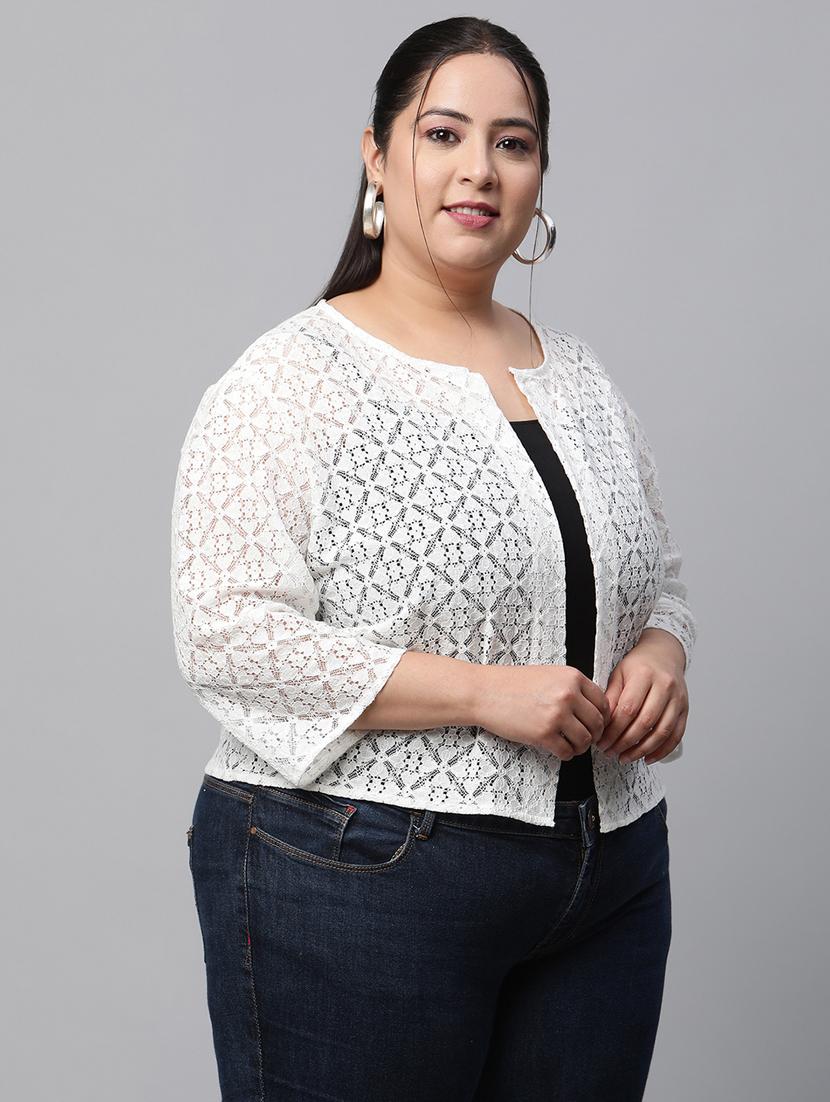 women self-designed regular shrug - 21290725 - Standard Image - 1