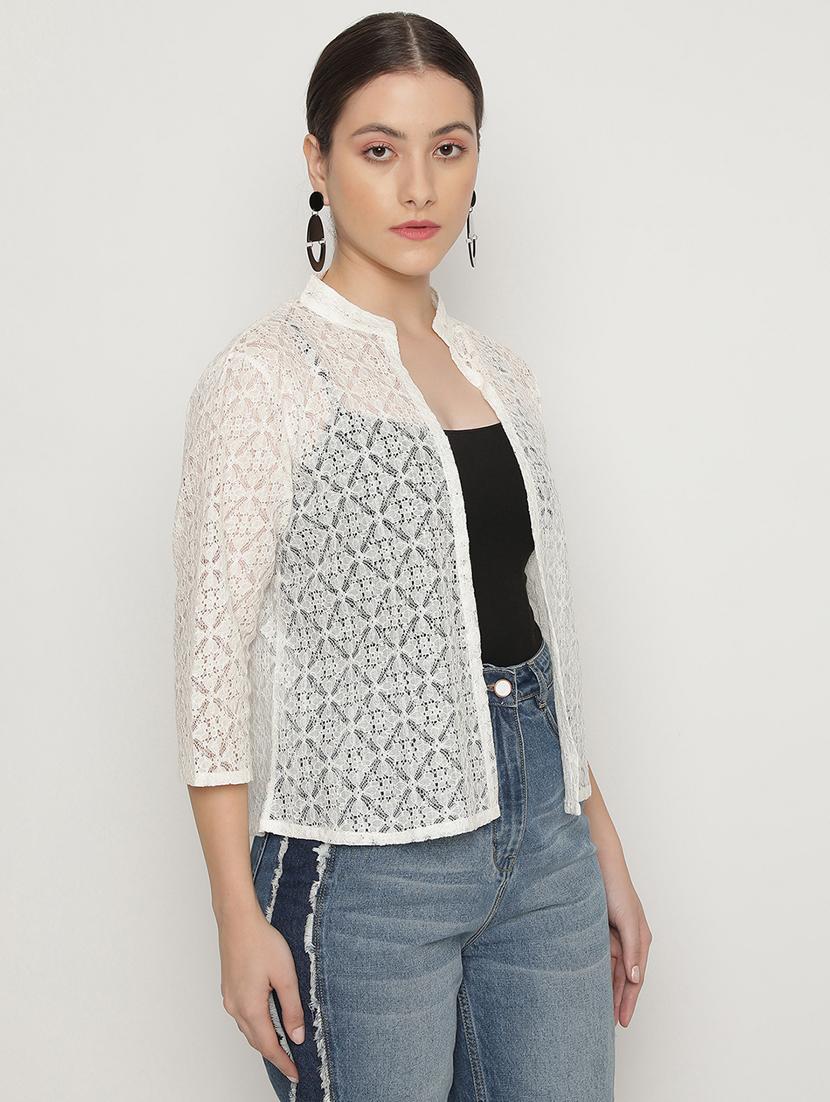 women self-designed regular shrug - 21290738 - Standard Image - 1