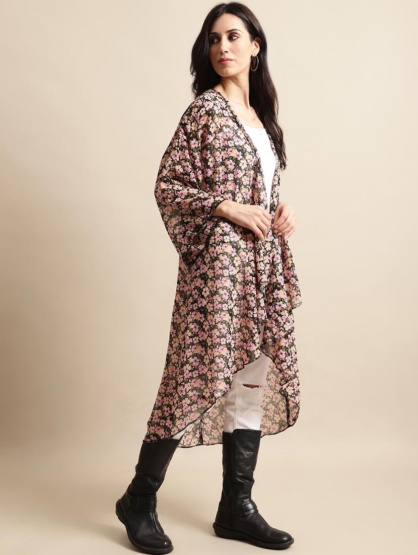 women floral printed regular shrug - 21290745 -  Standard Image - 1