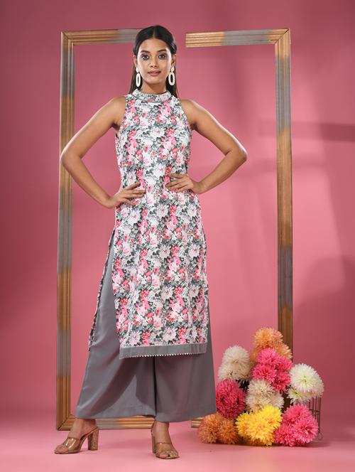 women floral printed straight kurta - 21291337 -  Standard Image - 0