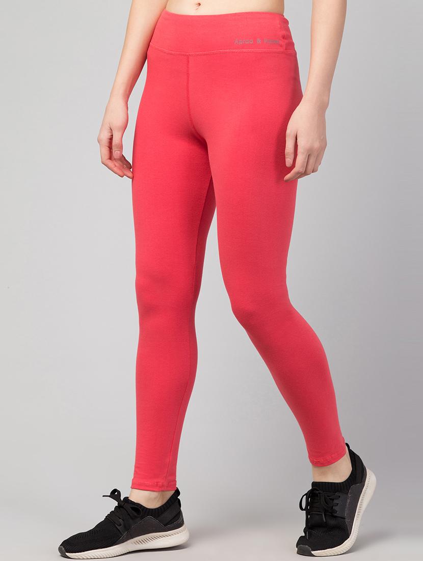 pink polyester regular yoga pant - 21292035 - Standard Image - 1