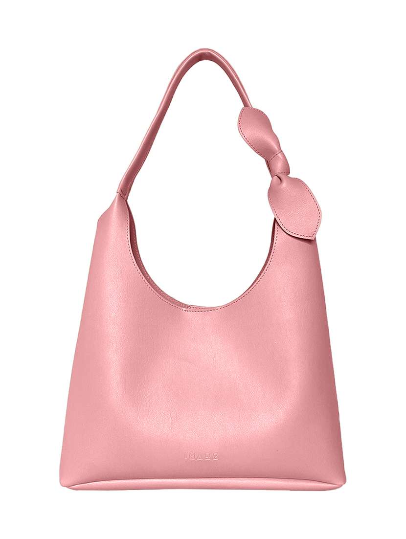 pink leatherette handbag - 21292065 -  Standard Image - 1