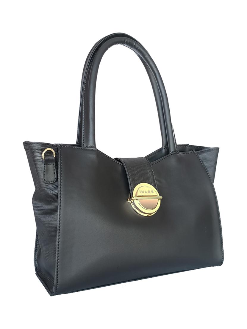 black leatherette handbag - 21292083 -  Zoom Image - 0