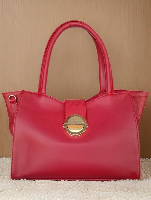 red leatherette handbag - 21292086 -  Standard Image - 0