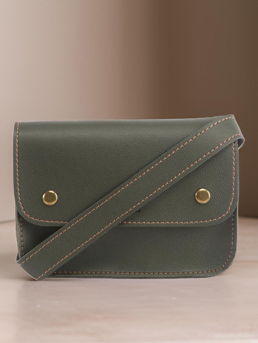 green leatherette handbag - 21292101 - Zoom Image - 0