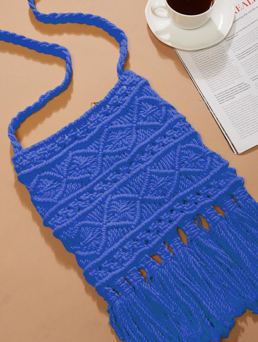blue cotton handbag - 21292105 - Zoom Image - 0