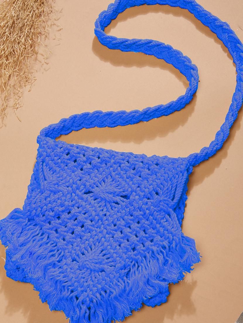 blue cotton handbag - 21292107 - Zoom Image - 0