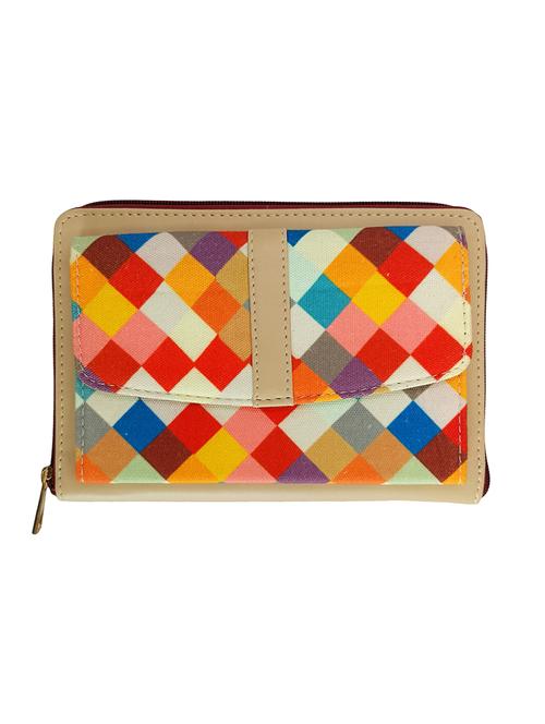 beige leatherette wallet - 21292167 - Standard Image - 0