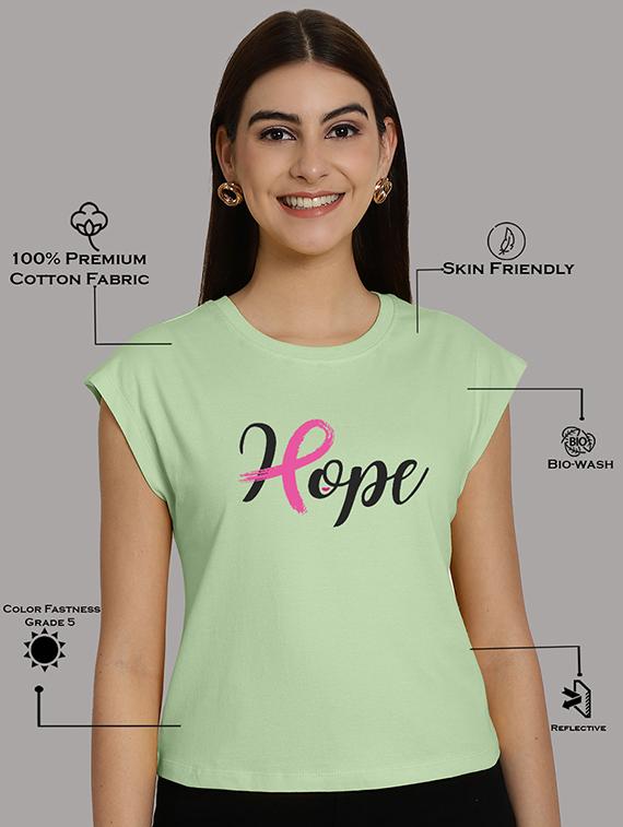 women printed round neck crop top - 21292497 - Standard Image - 4