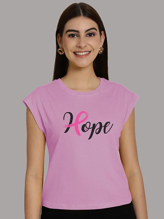 women printed round neck crop top - 21292500 -  Zoom Image - 0