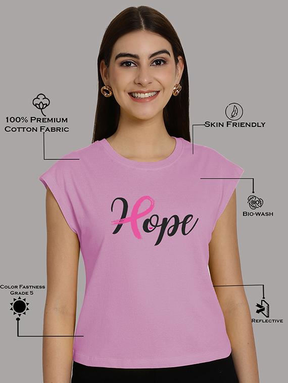 women printed round neck crop top - 21292500 - Standard Image - 4