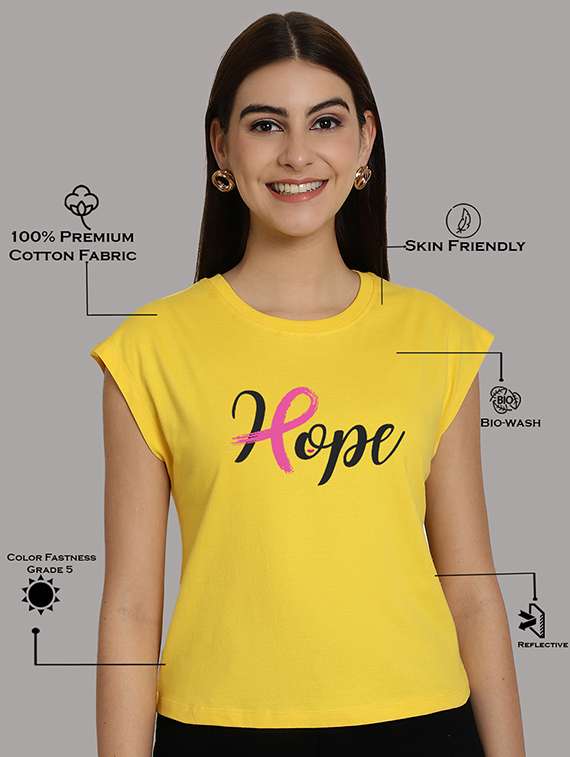 women printed round neck crop top - 21292501 -  Standard Image - 4