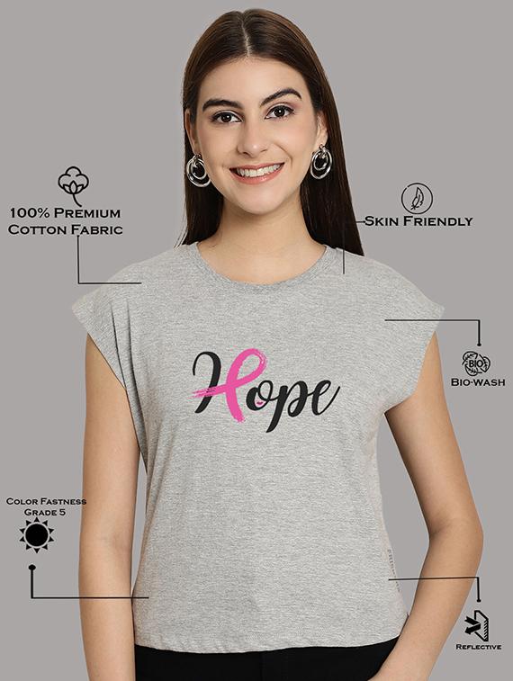 women printed round neck crop top - 21292502 - Standard Image - 4