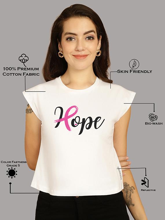 women printed round neck crop top - 21292503 - Standard Image - 4