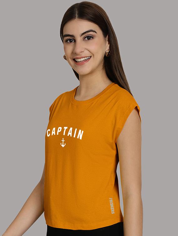 women printed round neck crop top - 21292518 -  Standard Image - 1
