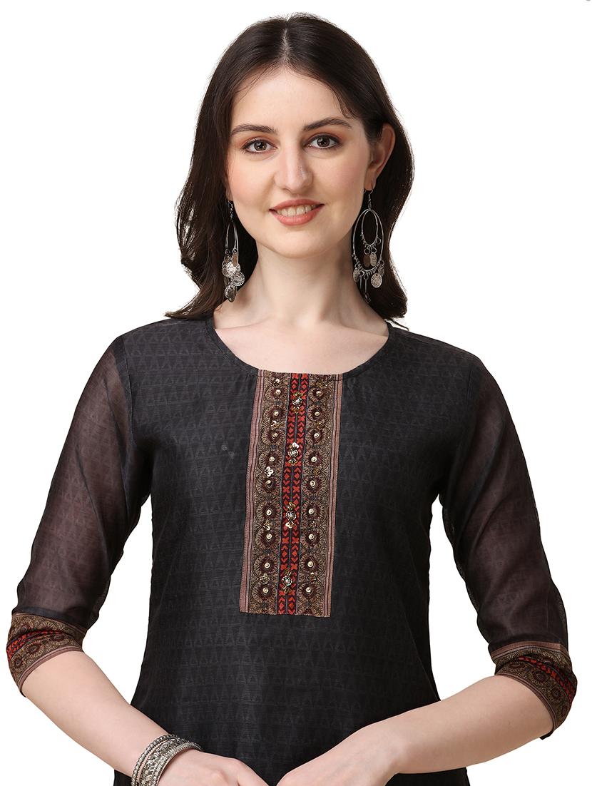 grey printed suit set - 21295881 - Standard Image - 4