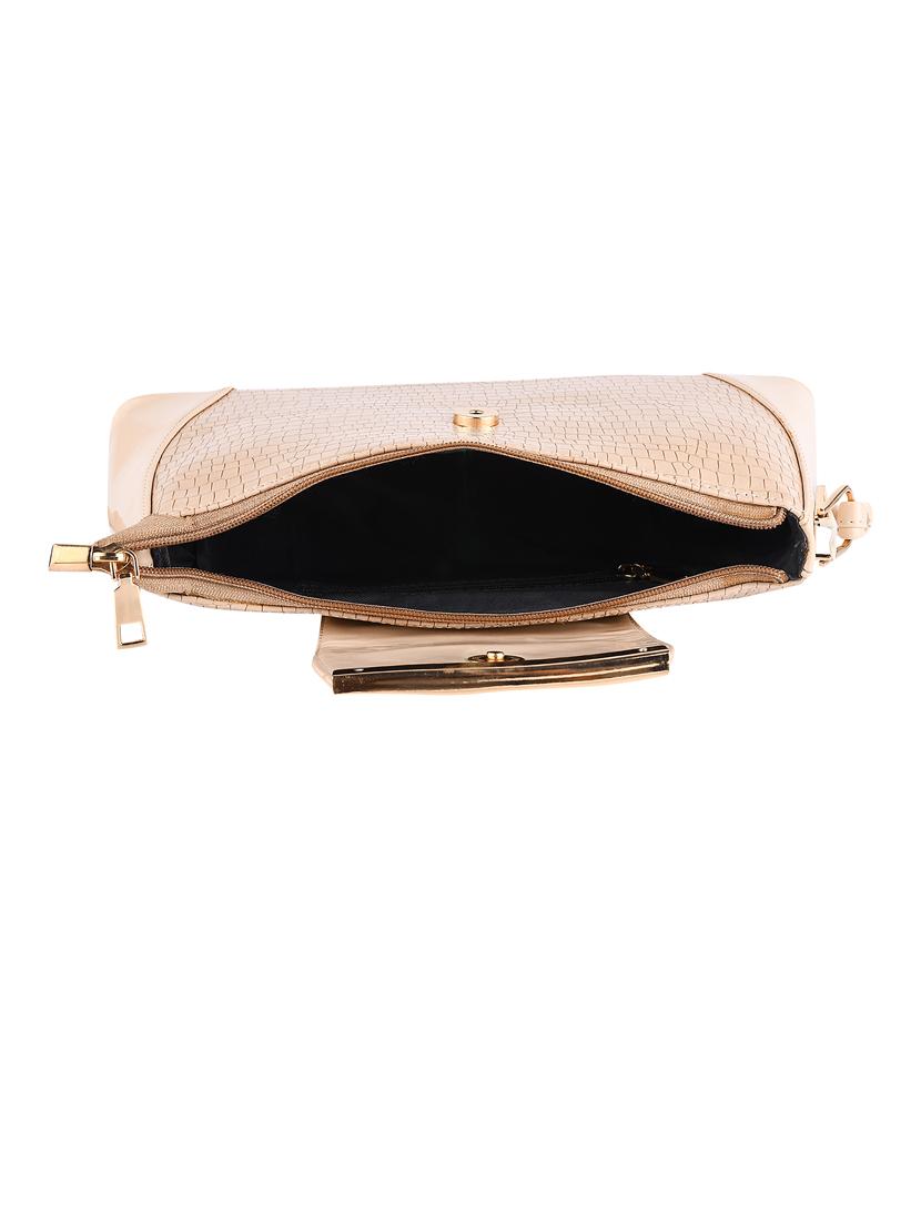 brown leatherette sling bag - 21296614 - Standard Image - 1
