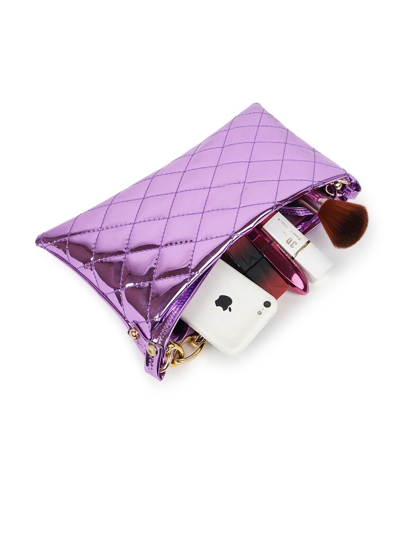 purple leatherette sling bag - 21296643 -  Standard Image - 1