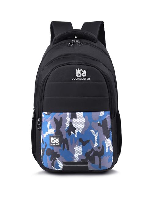 black polyester regular backpack - 21300353 -  Standard Image - 0