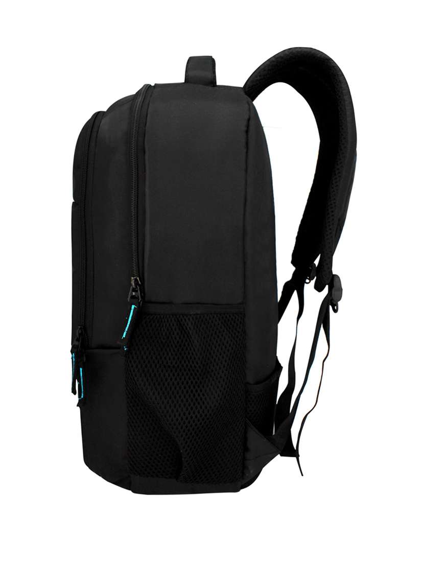 men solid laptop backpack - 21301165 - Standard Image - 4
