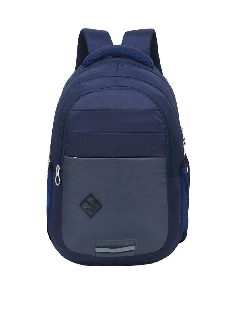 men solid laptop backpack