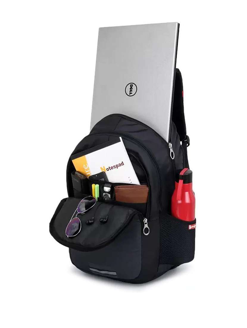 men solid laptop backpack - 21301184 -  Standard Image - 4