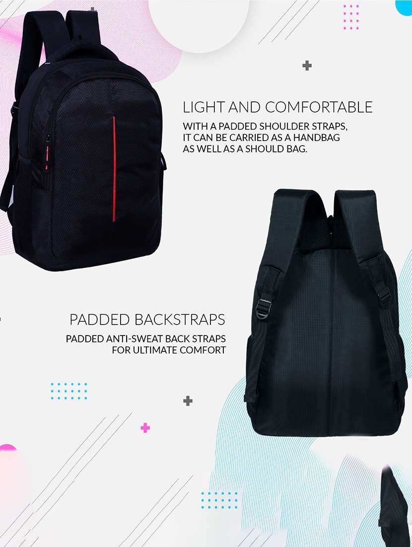 men solid laptop backpack - 21301185 -  Standard Image - 4