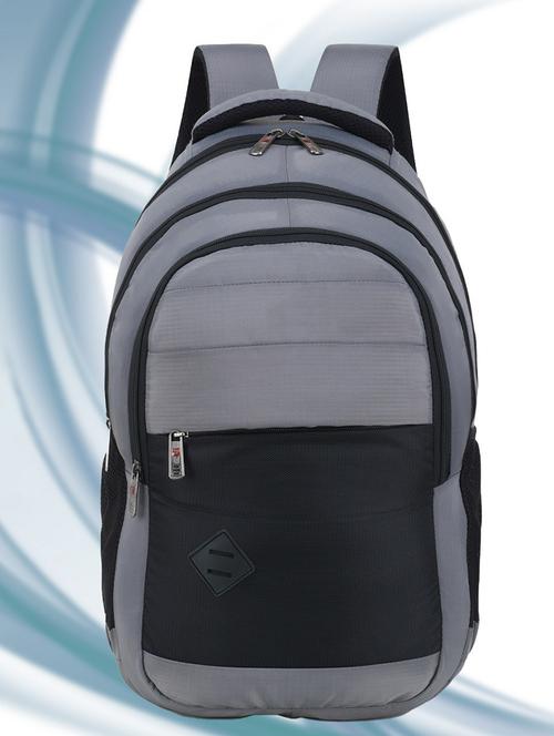men color block laptop backpack - 21301188 - Standard Image - 0