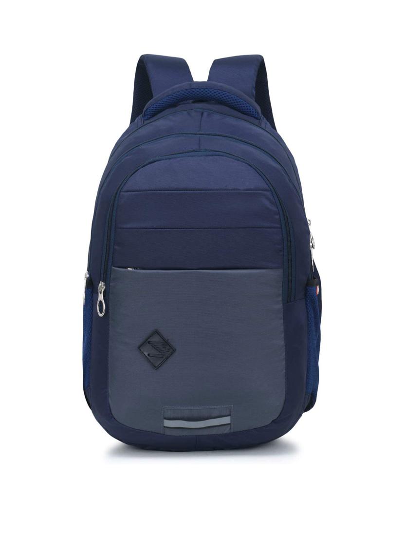 men color block laptop backpack - 21301195 -  Zoom Image - 0