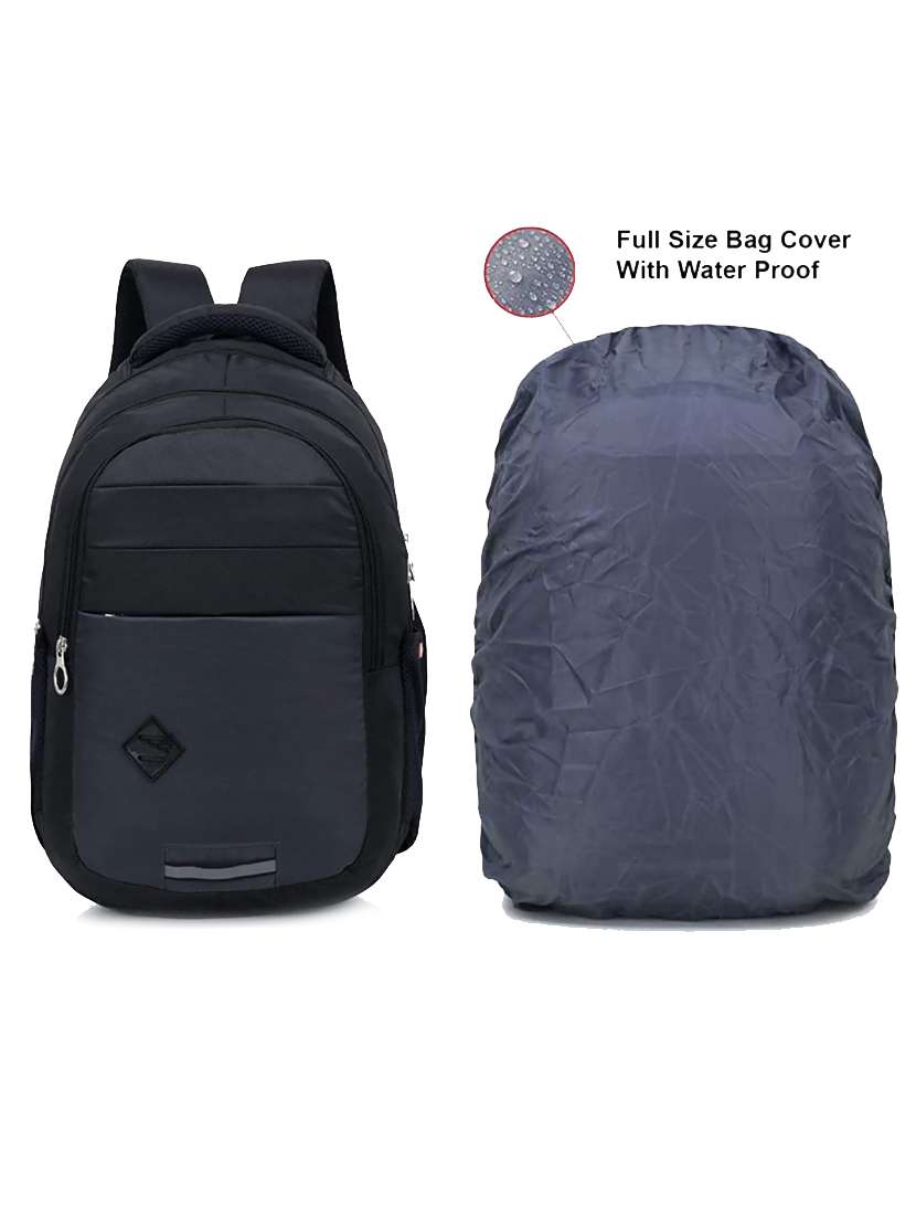 men solid laptop backpack - 21301202 -  Standard Image - 1