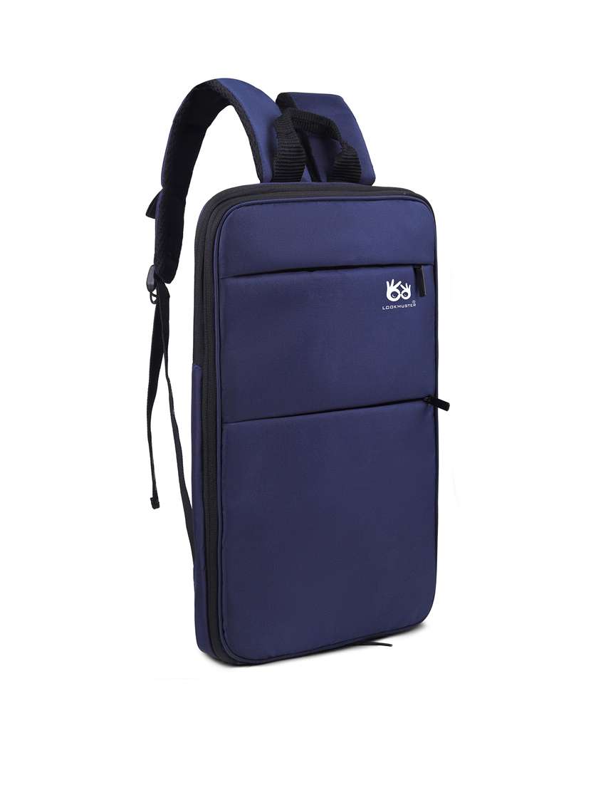 men solid laptop backpack
