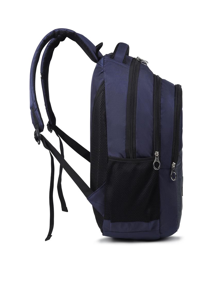 men color block laptop backpack - 21301215 - Standard Image - 4