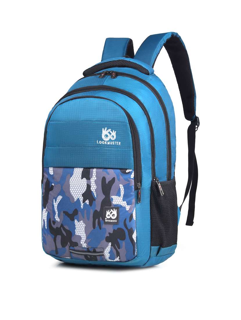 men printed laptop backpack - 21301219 -  Standard Image - 1