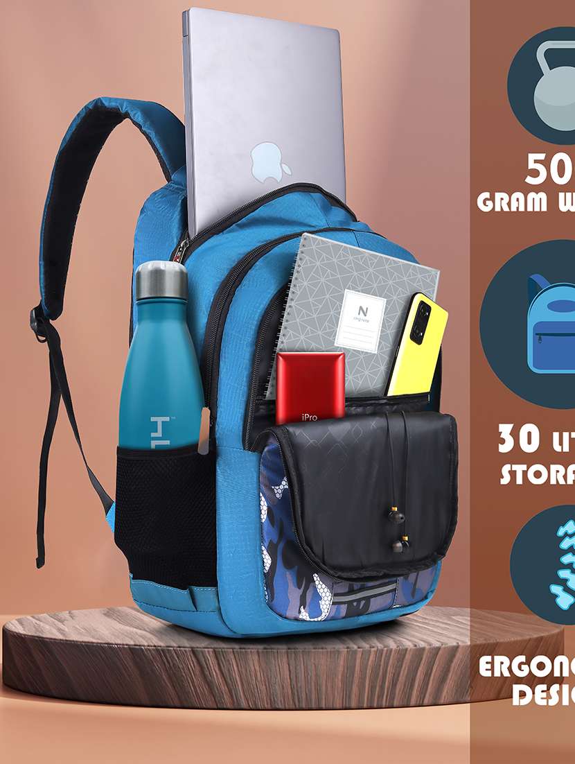 men printed laptop backpack - 21301219 -  Standard Image - 4