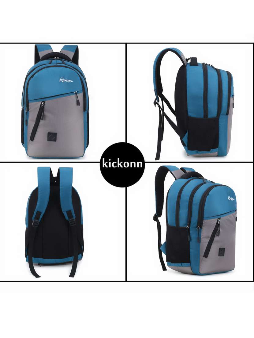 men color block laptop backpack - 21301221 -  Standard Image - 4