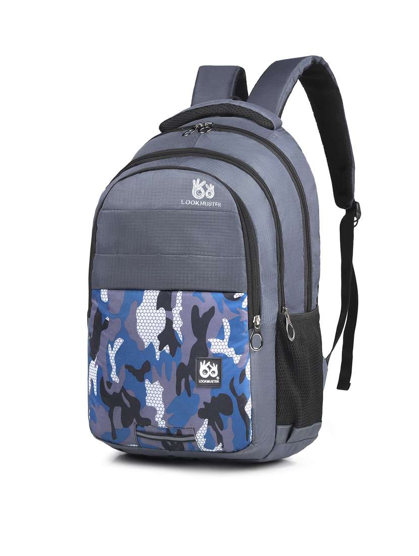 men printed laptop backpack - 21301230 -  Standard Image - 1