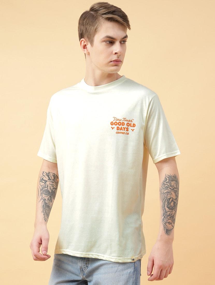 men back print oversized short sleeves t-shirt - 21303634 - Standard Image - 4