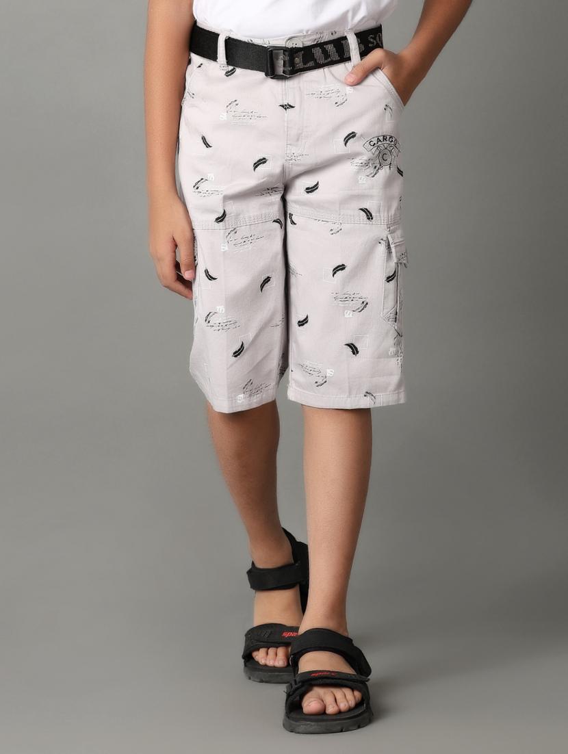 boy printed mid rise three-fourth cargo - 21303750 - Zoom Image - 0