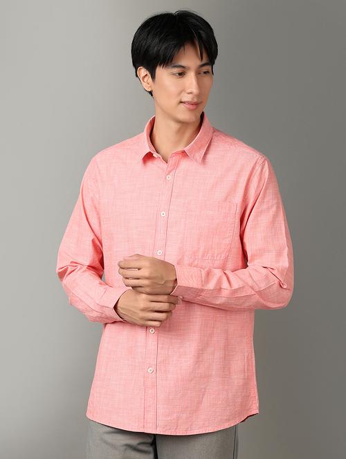 men long sleeves solid casual shirt - 21303764 - Standard Image - 0