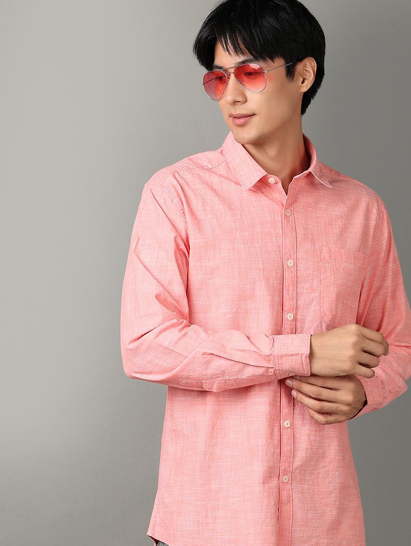 men long sleeves solid casual shirt - 21303764 - Standard Image - 1