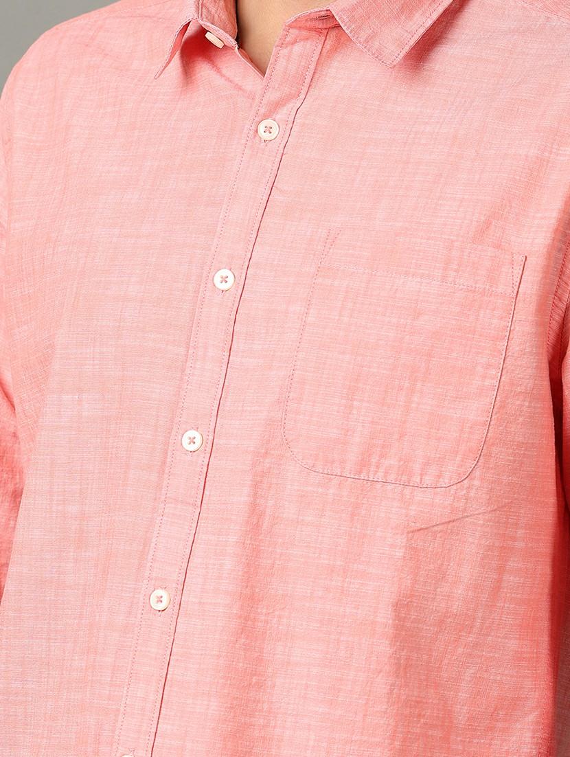 men long sleeves solid casual shirt - 21303764 - Standard Image - 6